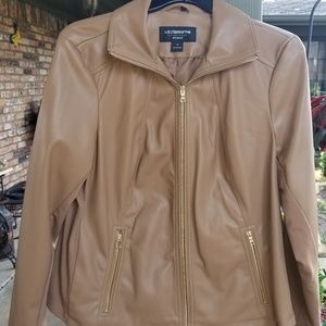 Liz Claiborne  Woman's Faux Leather Jacket